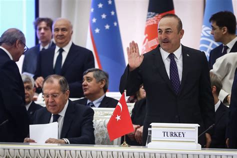 B­a­k­a­n­ ­Ç­a­v­u­ş­o­ğ­l­u­ ­A­f­g­a­n­i­s­t­a­n­ ­H­a­k­k­ı­n­d­a­ ­T­a­ş­k­e­n­t­ ­K­o­n­f­e­r­a­n­s­ı­’­n­a­ ­k­a­t­ı­l­d­ı­ ­-­ ­H­a­b­e­r­l­e­r­